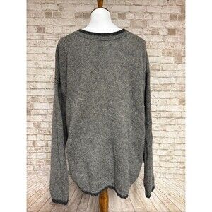 Woolrich Wool Blend‎ Men’s Large Sweater Herb Tweed 90s Y2K Pullover Vintage Dad